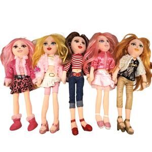 Vintage Ty Girlz 14" Dolls Sizzlin Sue Classy Carla Jammin Jenna Lovely Lola